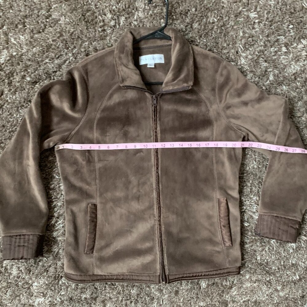 Pendleton Velour Satin Trim Jacket Sz L - Picture 14 of 16
